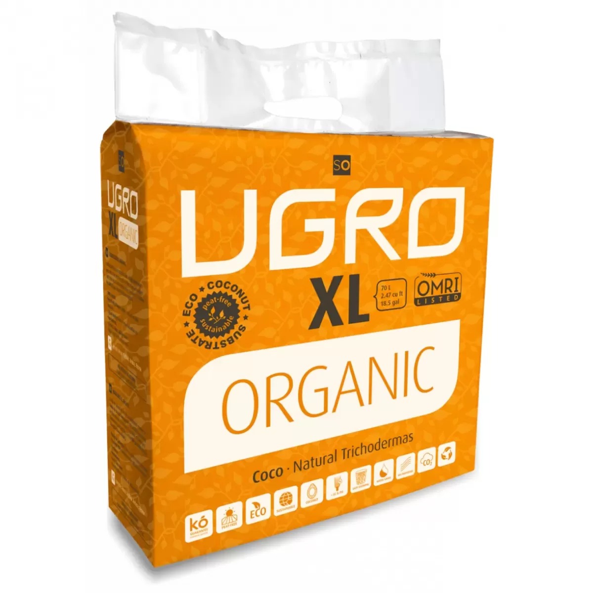 Субстрат кокосовый UGro Organic XL 70л, фото 1